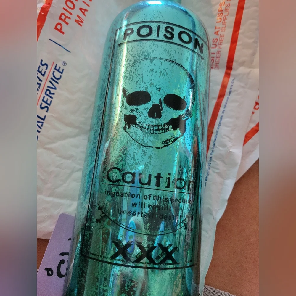 Large glass poison bottle beautiful bottle decoration